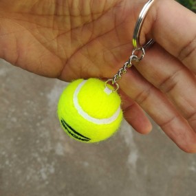 Porte-clés Balle de Tennis Personnalisé avec Logo | Fab...
