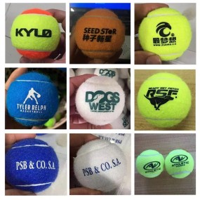 balles de tennis avec impression logo